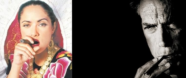 Photos of Salma Hayek, Elint Eastwood.jpg